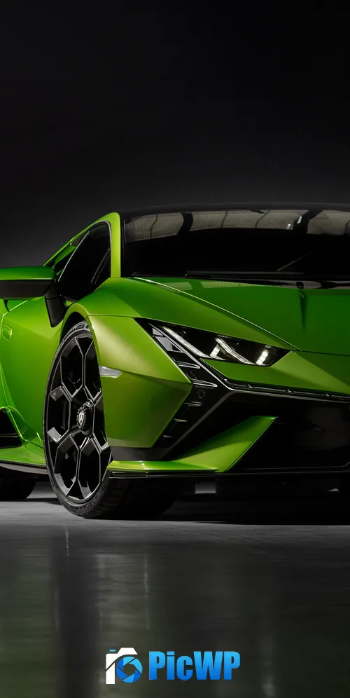 Lamborghini Huracán Tecnica Dark aesthetic 3K Mobile Wallpaper