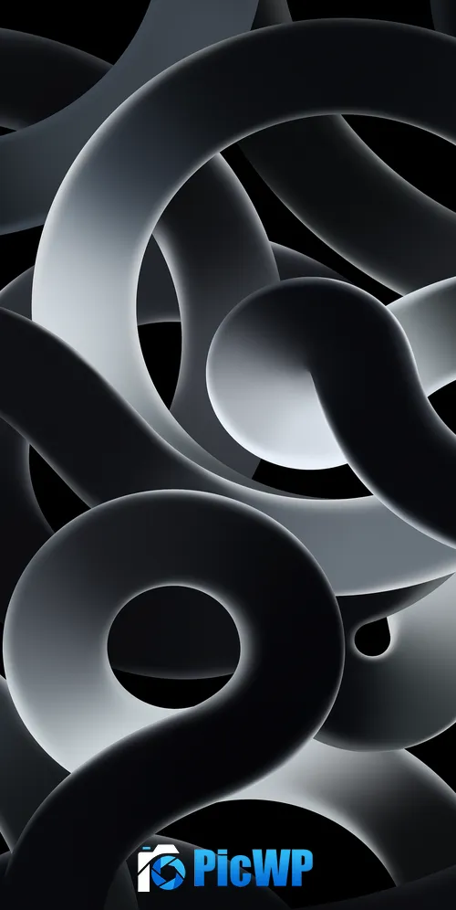 iPad Air 2022 Dark Mode 3K Mobile Wallpaper