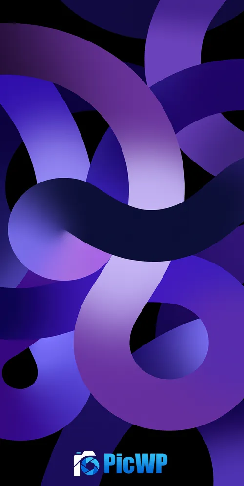 iPad Air 2022 Purple background 3K Mobile Wallpaper
