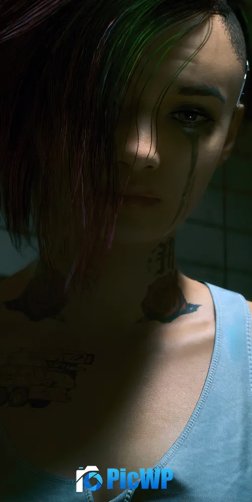 Judy Alvarez Sad face 3K Mobile Wallpaper