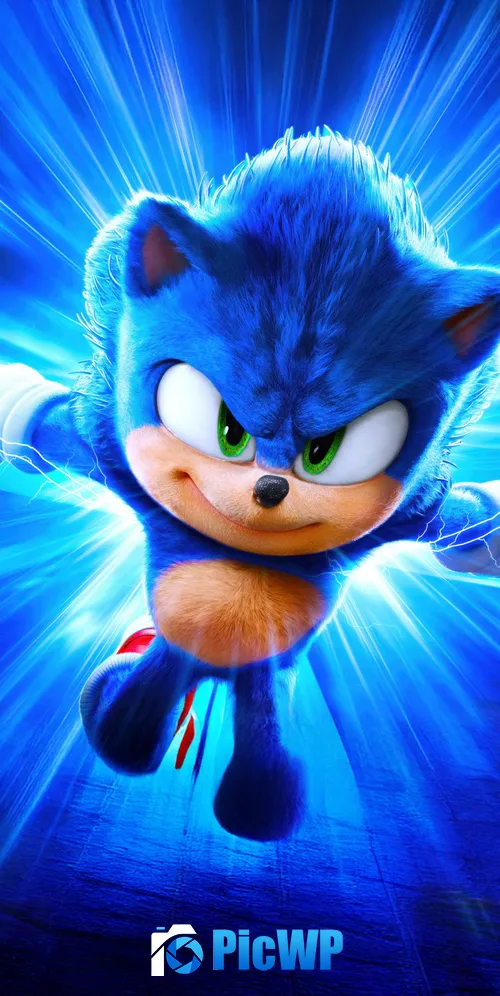 Sonic the Hedgehog 3 Blue aesthetic 3K Mobile Wallpaper