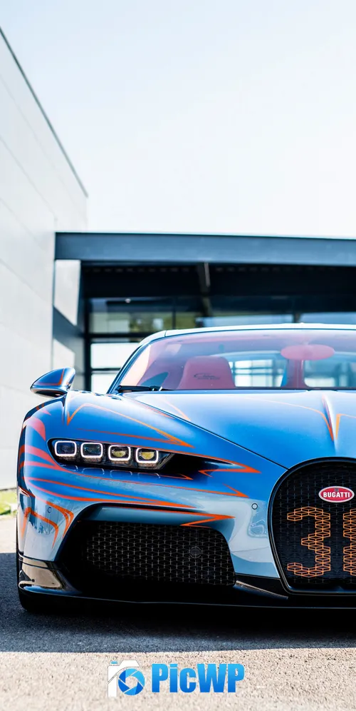 Bugatti Chiron Super Sport Vague de Lumière Limited edition 3K Mobile Wallpaper