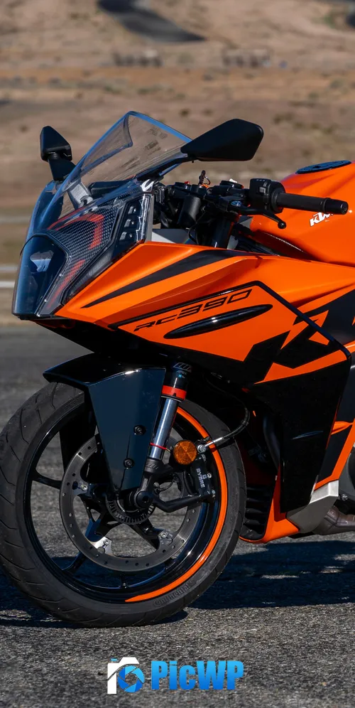 KTM RC 390 Sports bikes 3K Mobile Wallpaper