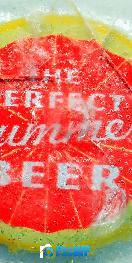 Beer cap Summer 3K Mobile Wallpaper
