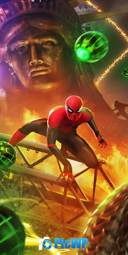 Spider-Man: No Way Home Marvel Comics 3K Mobile Wallpaper