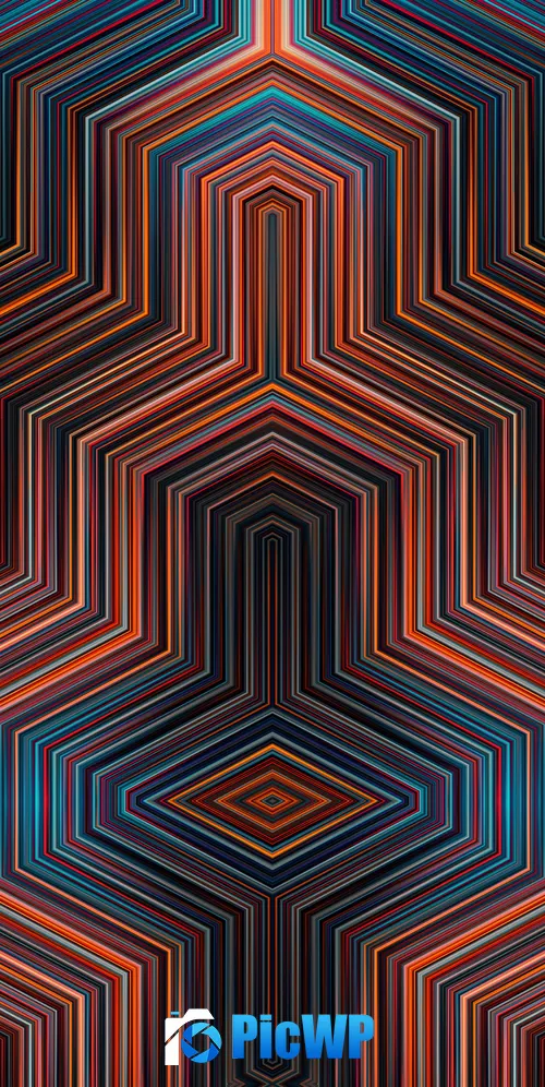 Symmetry 3K Mobile Wallpaper