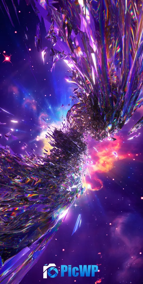 Swarm Colorful 3K Mobile Wallpaper