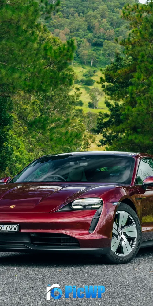 Porsche Taycan 2022 3K Mobile Wallpaper