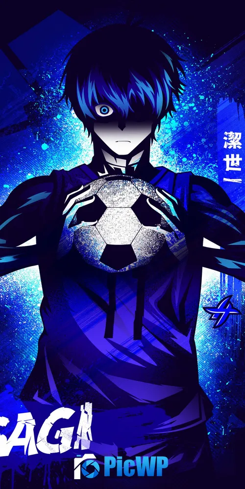 Yoichi Isagi Blue aesthetic 3K Mobile Wallpaper