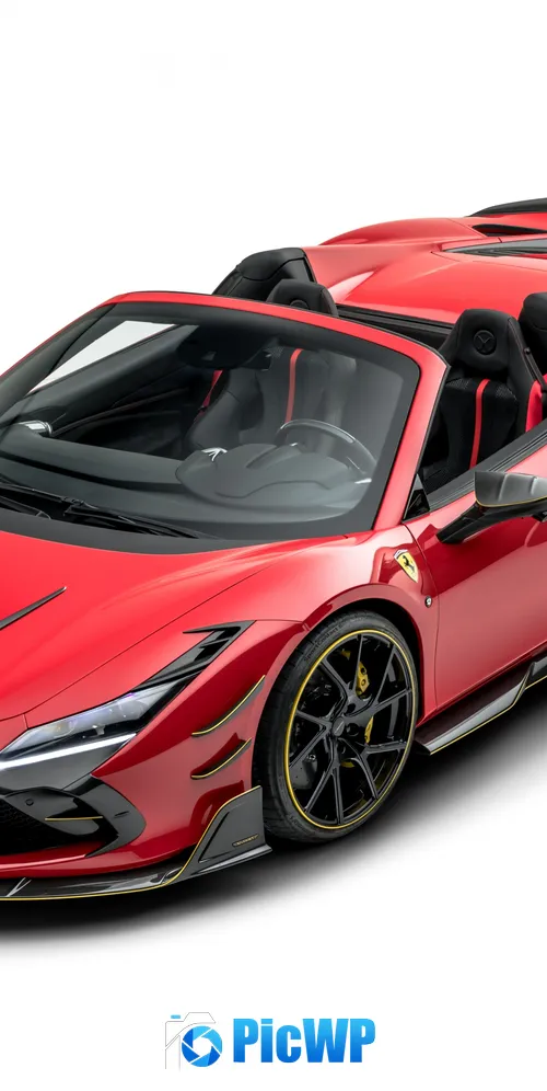 Mansory Ferrari F8 Spider 2022 3K Mobile Wallpaper