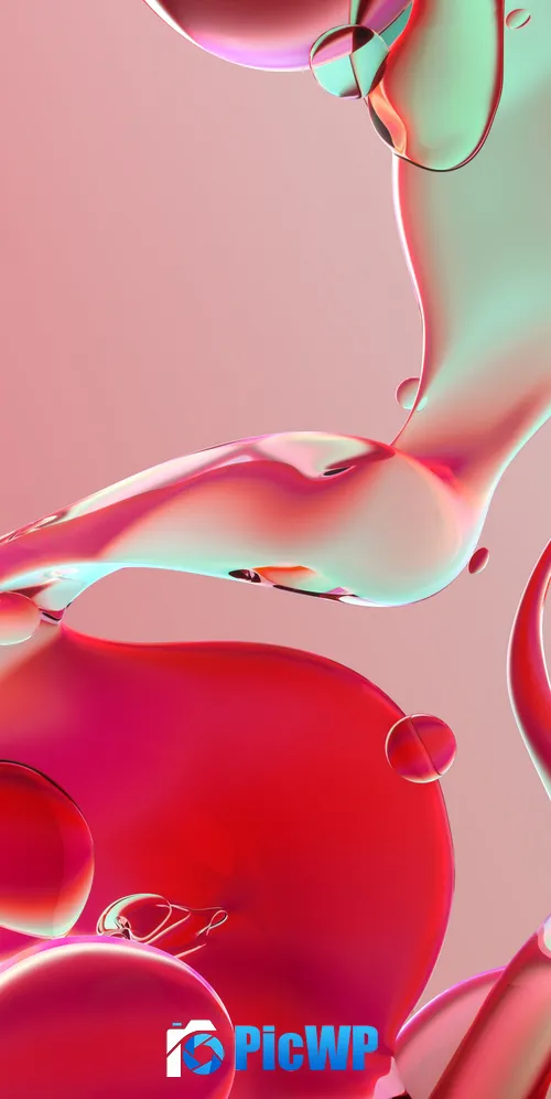 Glossy Gradient background 3K Mobile Wallpaper