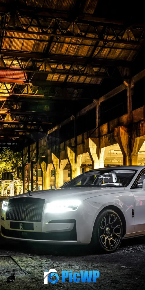 Rolls-Royce Black Badge Ghost Performance Sedan 3K Mobile Wallpaper