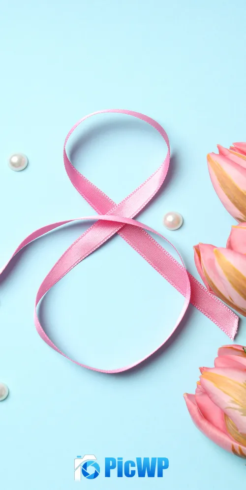 Women's Day Tulips 3K Mobile Wallpaper