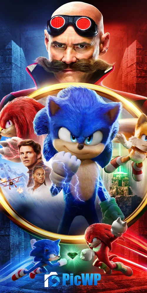 Sonic the Hedgehog 2 Movie poster 3K Mobile Wallpaper