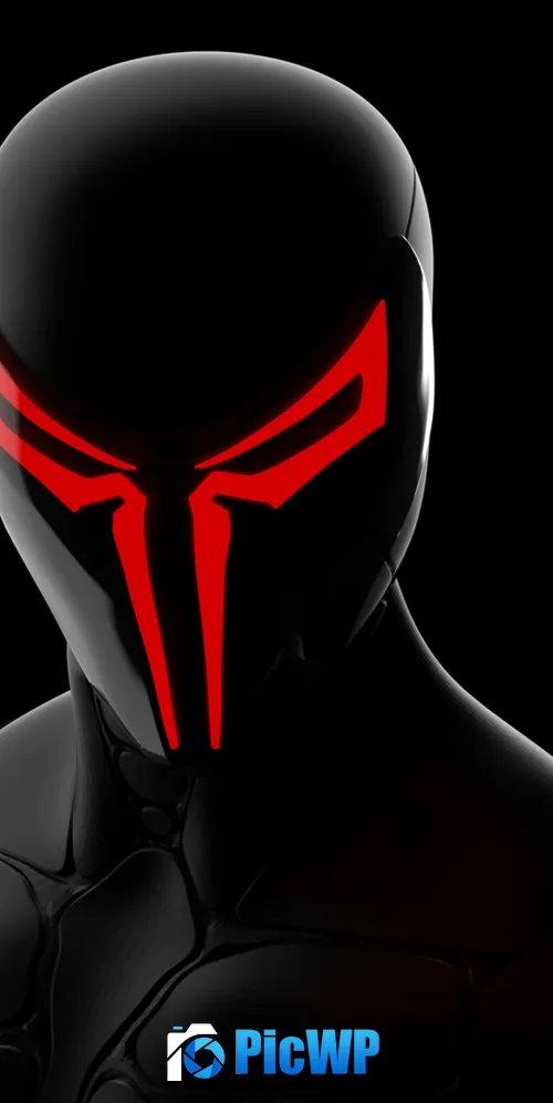 Spider-Man 2099 Concept Art 3K Mobile Wallpaper