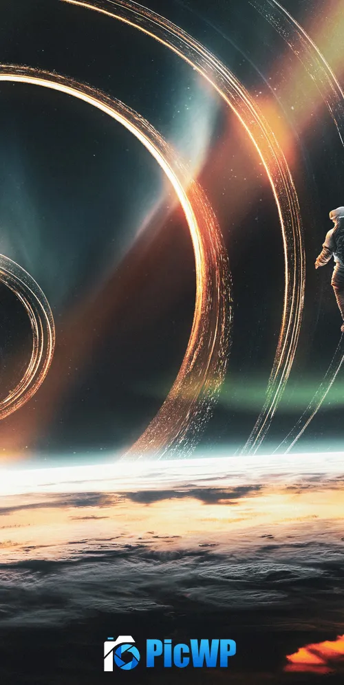 Horizon Astronaut 3K Mobile Wallpaper