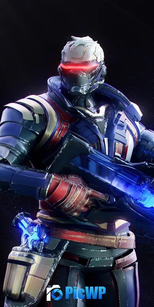 Soldier 76 AMOLED 3K Mobile Wallpaper