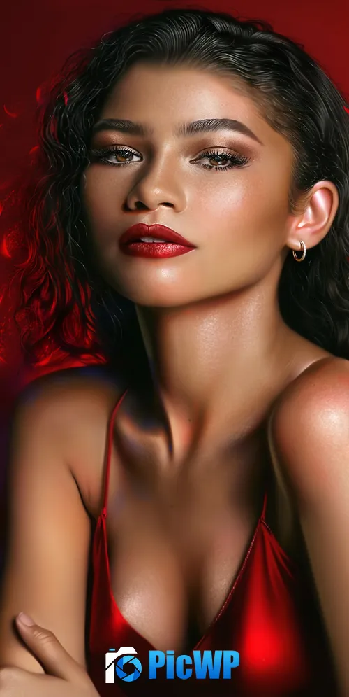 Zendaya Digital Art 3K Mobile Wallpaper