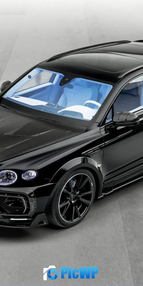 Mansory Bentley Bentayga Speed Black cars 3K Mobile Wallpaper