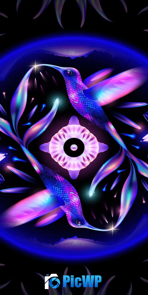 Parallel Symmetry 3K Mobile Wallpaper