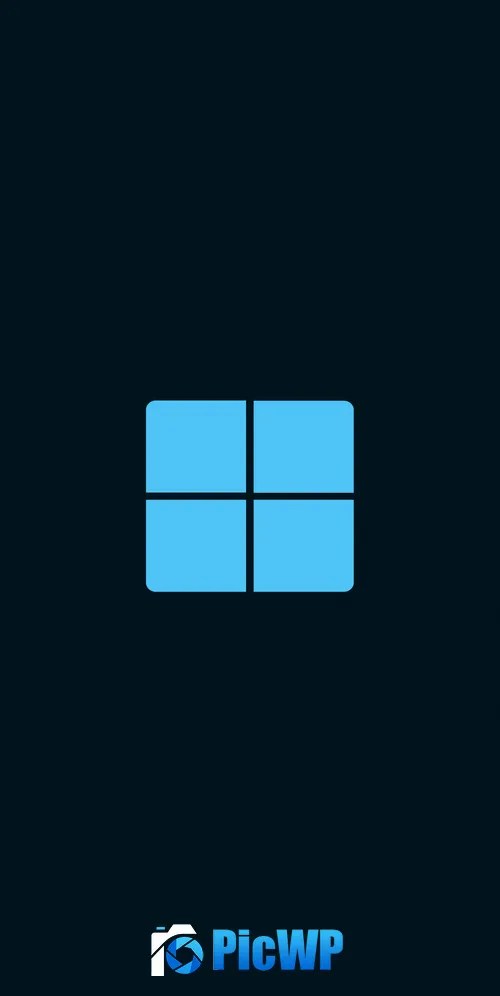 Windows 11 Minimalist 3K Mobile Wallpaper