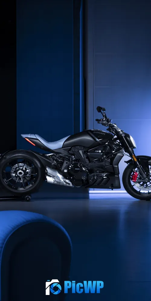 Ducati XDiavel Nera Sports cruiser 3K Mobile Wallpaper