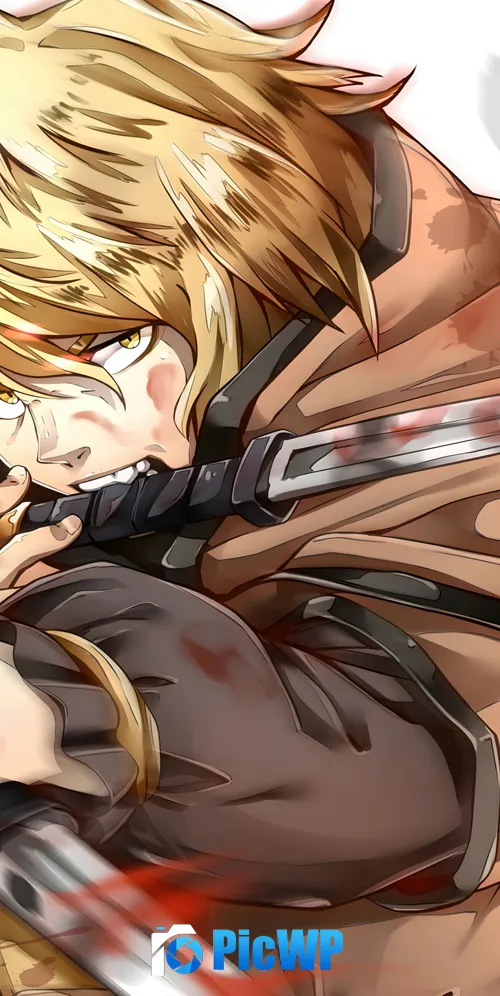 Thorfinn Karlsefni in Vinland Saga 3K Mobile Wallpaper