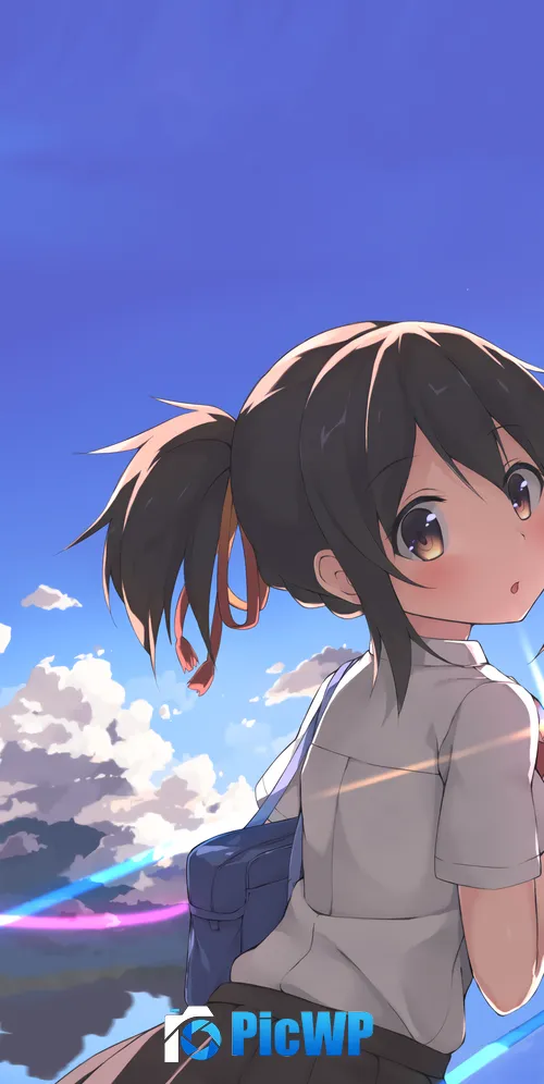 Mitsuha Miyamizu Your Name 3K Mobile Wallpaper
