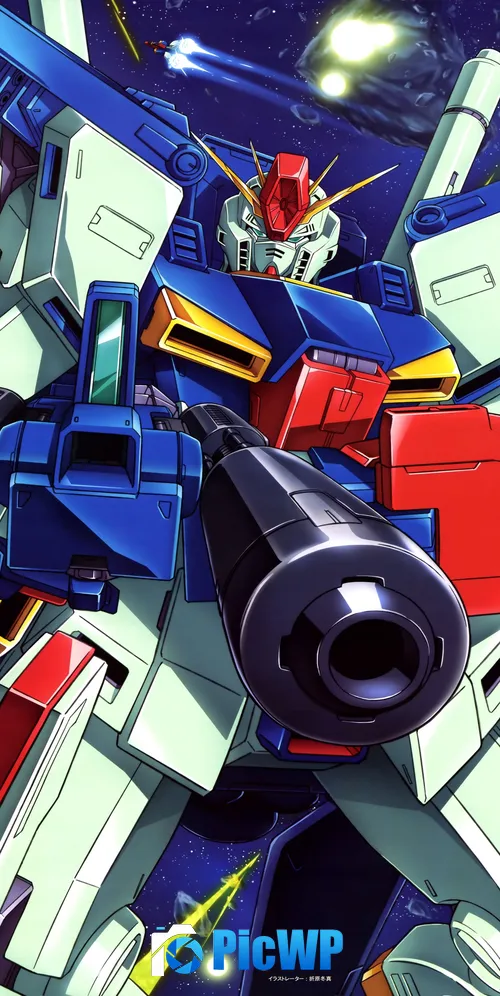 MSZ-010 ΖΖ Gundam iPhone 3K Mobile Wallpaper