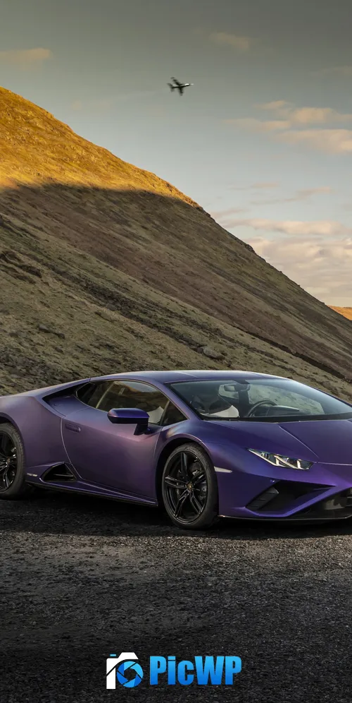 Lamborghini Huracan EVO RWD 2022 3K Mobile Wallpaper