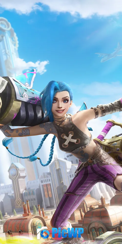 Jinx BGMI 3K Mobile Wallpaper