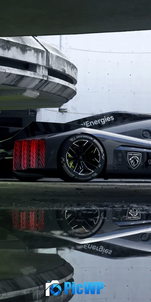 Peugeot 9X8 Prototype Le Mans Sports cars 3K Mobile Wallpaper
