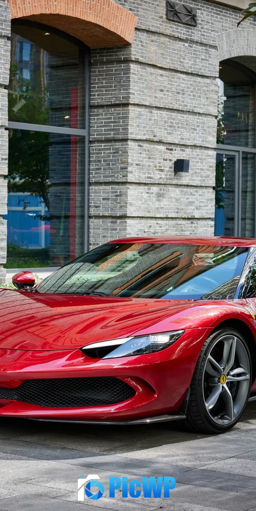 Ferrari 296 GTB Plug-In Hybrid 3K Mobile Wallpaper