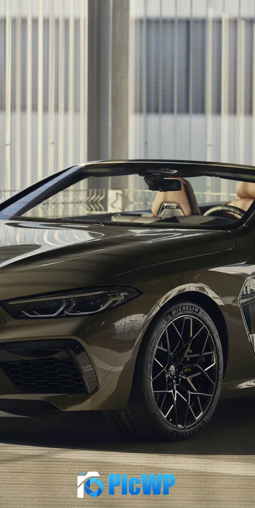 BMW M8 Competition Cabrio 2022 3K Mobile Wallpaper