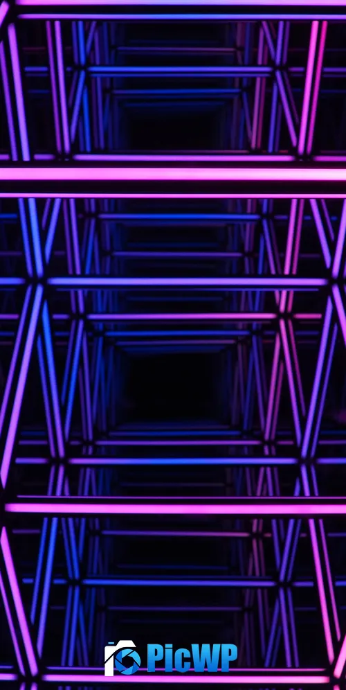 Light show Purple light 3K Mobile Wallpaper