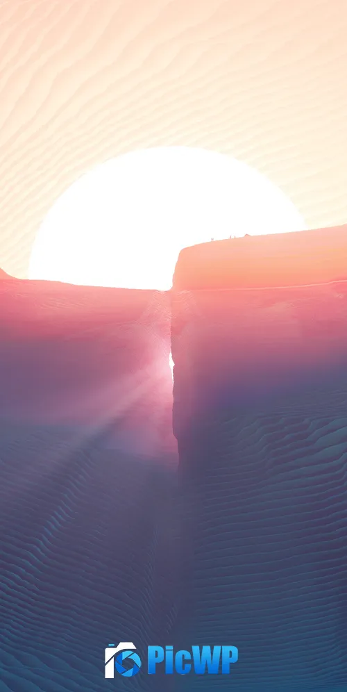 Sunset Mars 3K Mobile Wallpaper