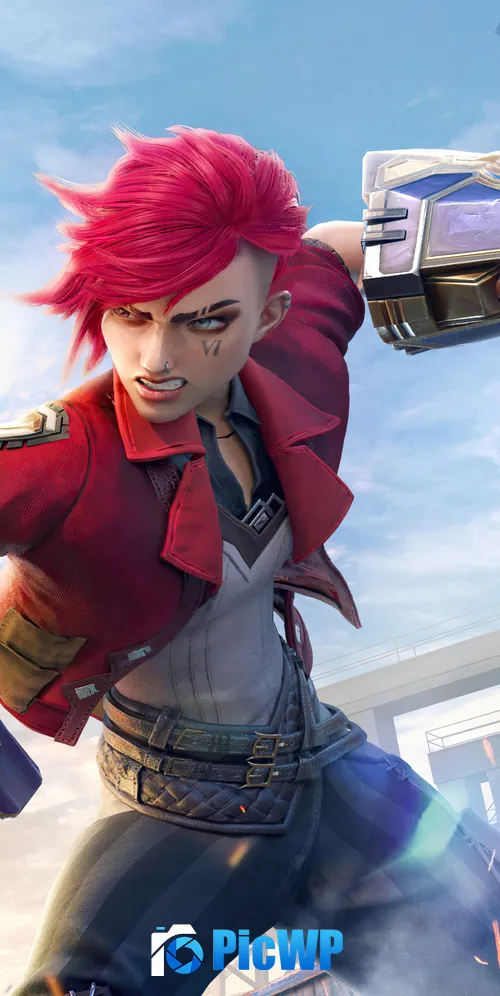 Vi (LoL) PUBG MOBILE 3K Mobile Wallpaper