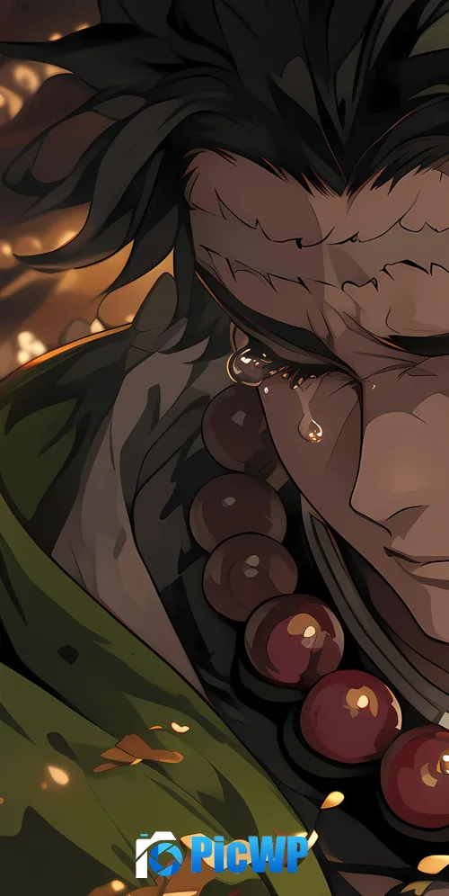 Gyomei Himejima Demon Slayer: Kimetsu no Yaiba 3K Mobile Wallpaper