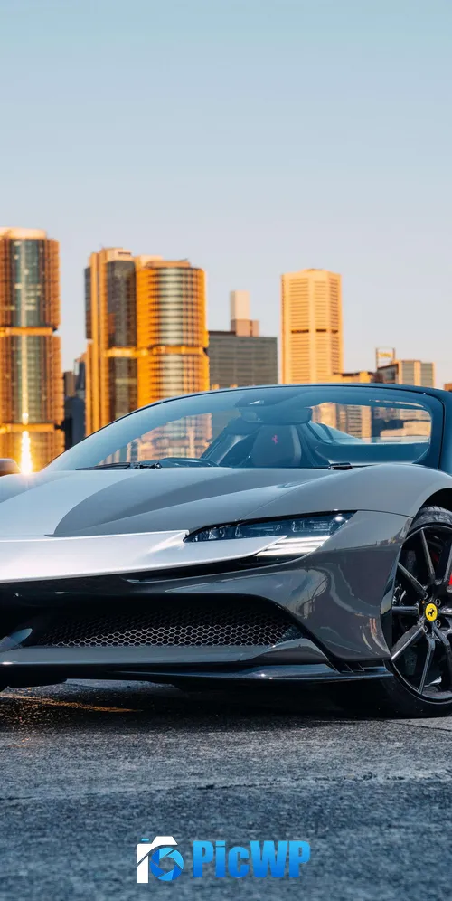 Ferrari SF90 Spider Supercar 3K Mobile Wallpaper