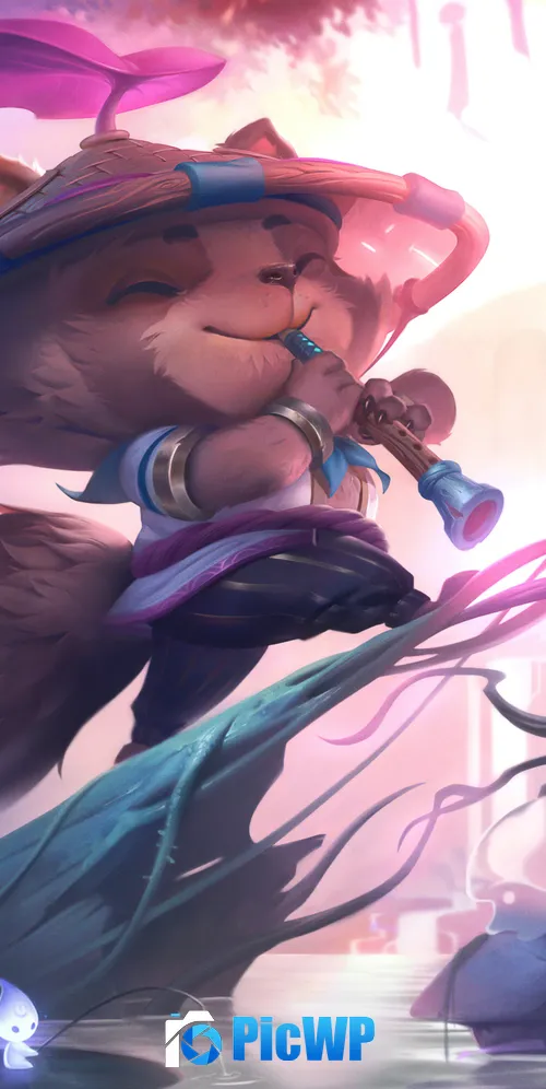Spirit Blossom Teemo 3K Mobile Wallpaper