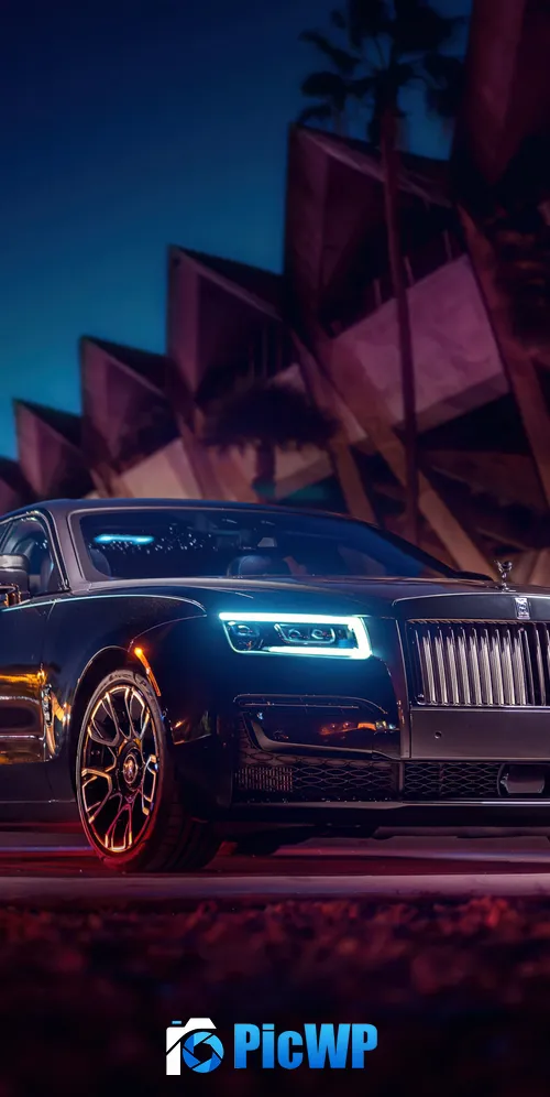 Rolls-Royce Ghost Black Badge 2022 3K Mobile Wallpaper