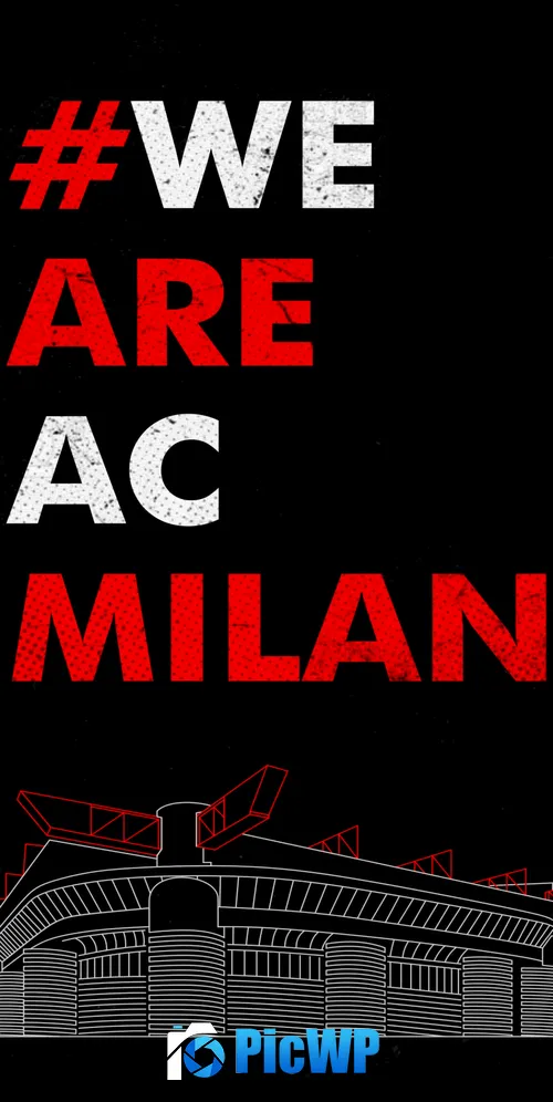 We are AC Milan 3K Mobile Wallpaper