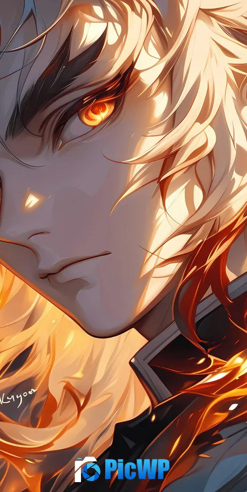 Kyojuro Rengoku Dope 3K Mobile Wallpaper