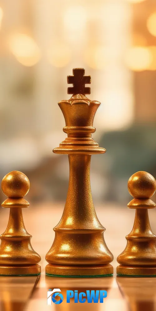 King (Chess) Pawn (Chess) 3K Mobile Wallpaper