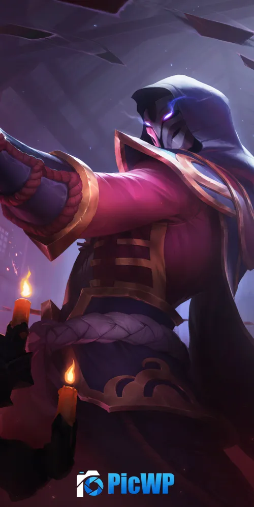 Blood Moon Twisted Fate League of Legends 3K Mobile Wallpaper