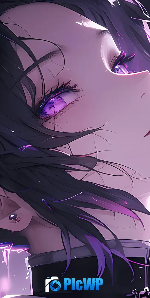 Shinobu Kocho Purple aesthetic 3K Mobile Wallpaper
