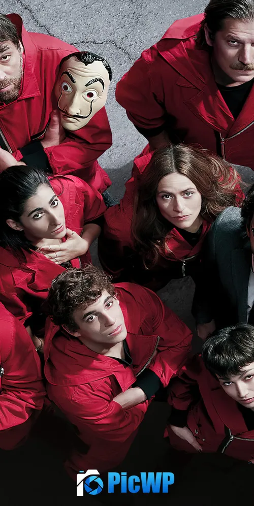 La casa de papel TV series 3K Mobile Wallpaper