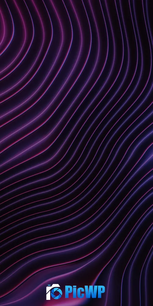 Layers Neon 3K Mobile Wallpaper