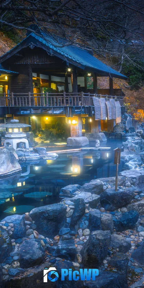 Hot Spring Autumn 3K Mobile Wallpaper