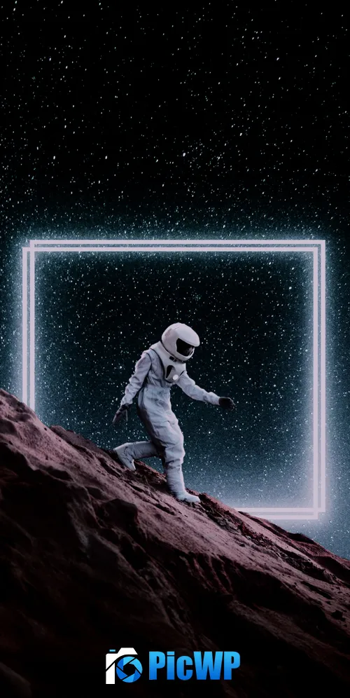 Spaceman Astronaut 3K Mobile Wallpaper